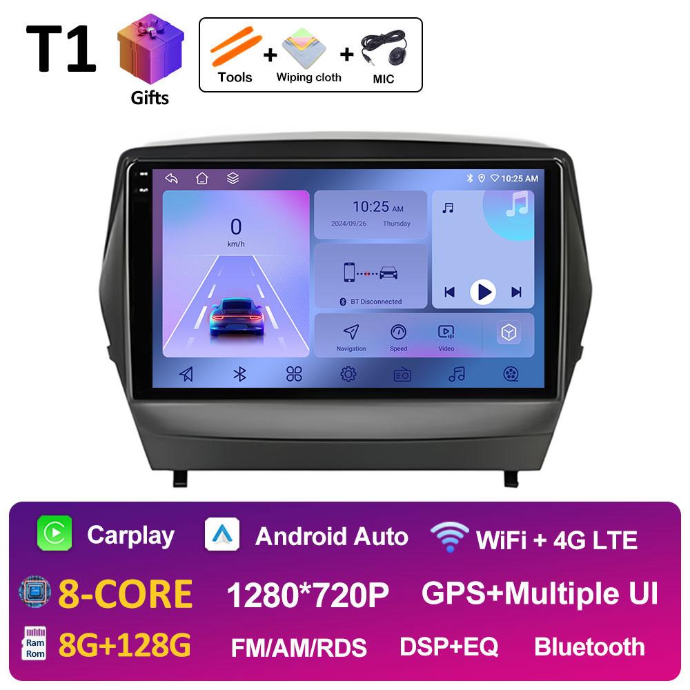 For Ix35 Hyundai Tucson 2 LM IX35 2009 2010 2011 2012 - 2015 Android Intelligent System GPS Navigation Cooling Fan WIFI No 2 Din