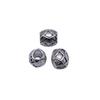 Vintage Floral Pattern Cylinder Beads Antique Style Large Hole Spacers For DIY