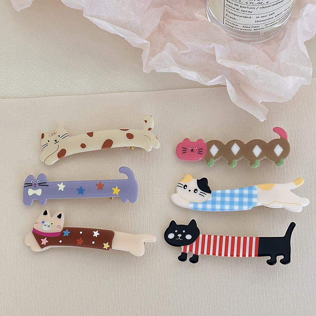 Cute Cartoon Hairpin Hair Clip for Girl Lady Hairpin Hair Clip Headwear Alligator Hair Clip Face Wash