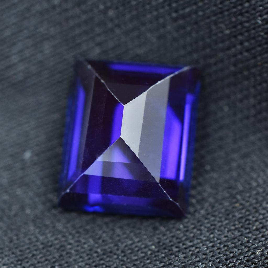 World Best Purple Tanzanite 5.00 Ct Emerald Cut Natural CERTIFIED Loose Gemstone AR-674