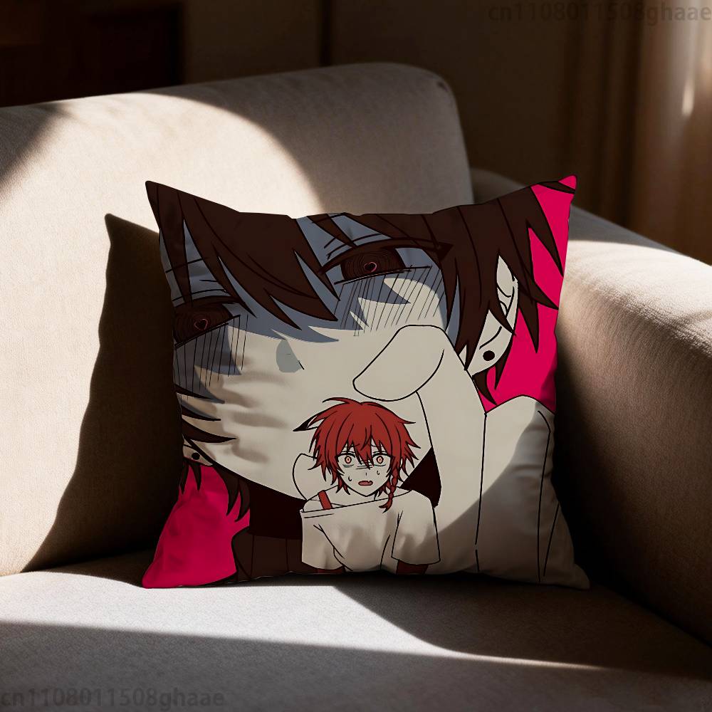 Zeno Remake Anime Pillow Case Sofa Living Room Bedroom Headboard Backrest Cushion Square Cushion Nap Time