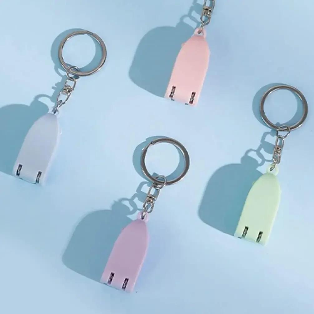 1pc Finger Nail Cutter with Travel Keychain Mini Folding Nail Cutter Stainless Steel Portable Nail Clippers with Nail Files
