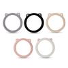 Car Steering Wheel Cover with Cute Cat Ears, Comfortable Winter Plush Cartoon Style for Women, D-Shaped Steering Wheel Cover