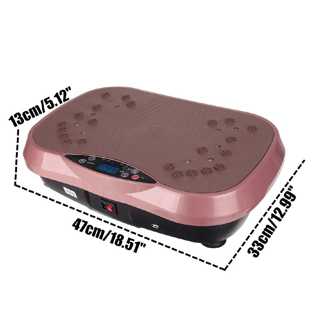 Máquina de Vibración para Ejercicio Fitness de 200W Plataforma Entrenadora Body Shaper Plataforma Máquina Pérdida de Peso Entrenamiento de Sacudidas