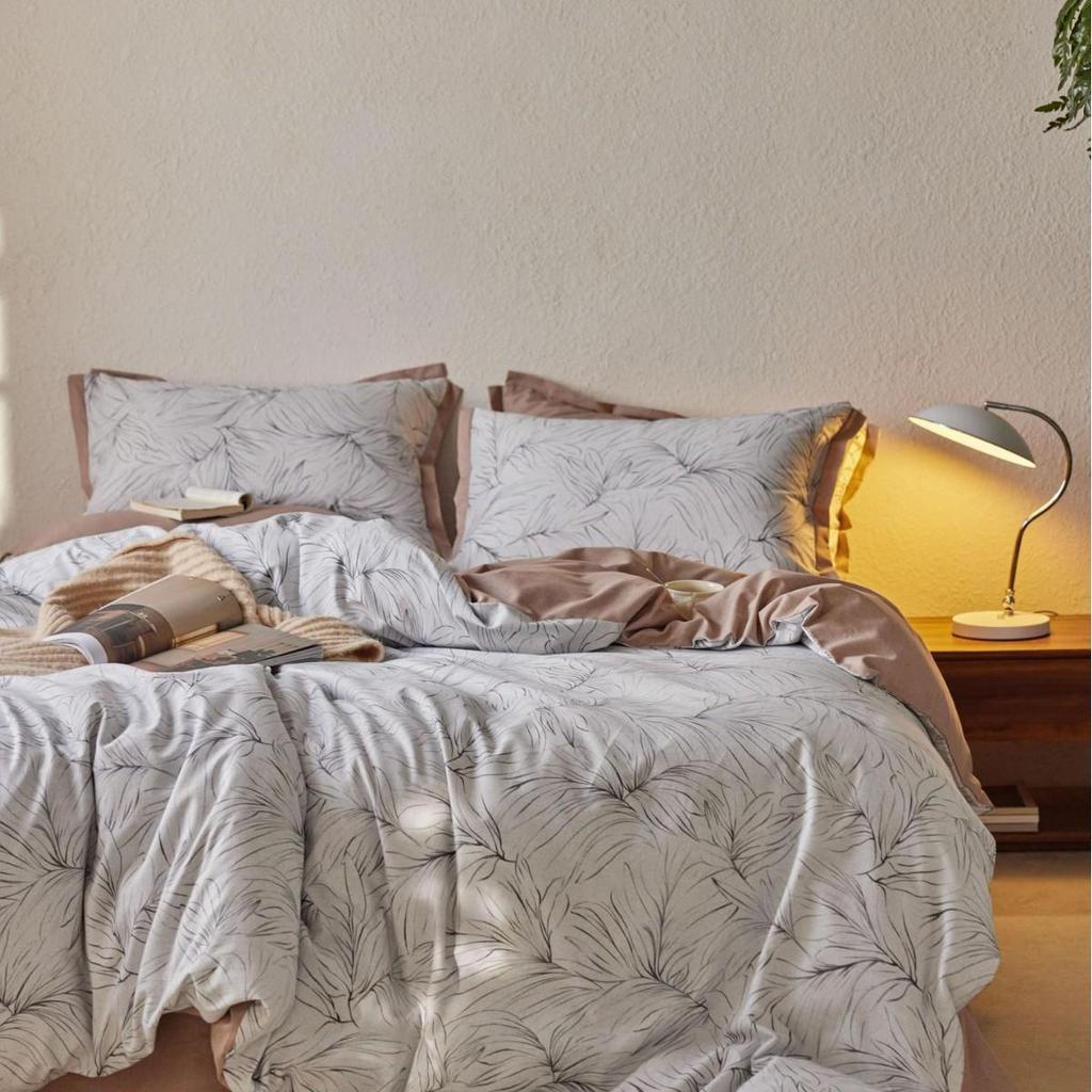 Premium 60s Brushed Cotton 4-Piece Sheet Set: Thickened, Warm, Autumn/Winter American Style