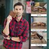 CONTACTS Genuine Leather Men‘s Wallet Short Purse For Men Coin Pocket Wallets Male Portmane