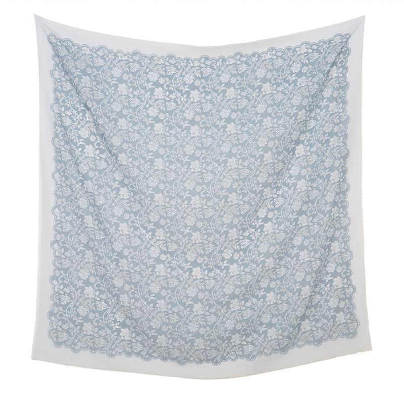 New Malaysia Printed Hijab Scarves Cotton Voile Square Scarf Hijab Tudung Bawal Muslim Women Headscarf Wraps Hijabs 110*110cm