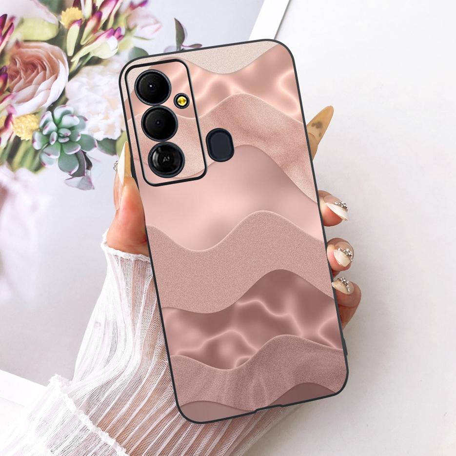 Für Tecno Pop 6 GO Hülle BE6j Niedlicher Löwe Mode Bemalte Abdeckung Weiche TPU Handyhülle Für Tecno Pop 6 Pro BE8 Pop6 GO Rückseite Taschen