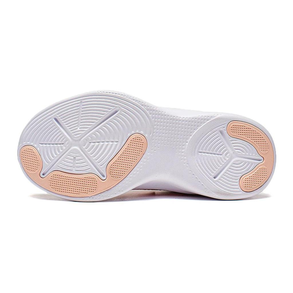 Li Ning Kids Ling Yue 3.5 Comfortable Shock Absorbing Durable Low Top Running Shoes Kids running shoes Gray Orange Blue YKNT090-2