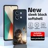Funny Cat Memes  Phone Case For Redmi Note 14 13 12 11 Pro Plus S 5G 14C A3 Soft Black Phone Cover