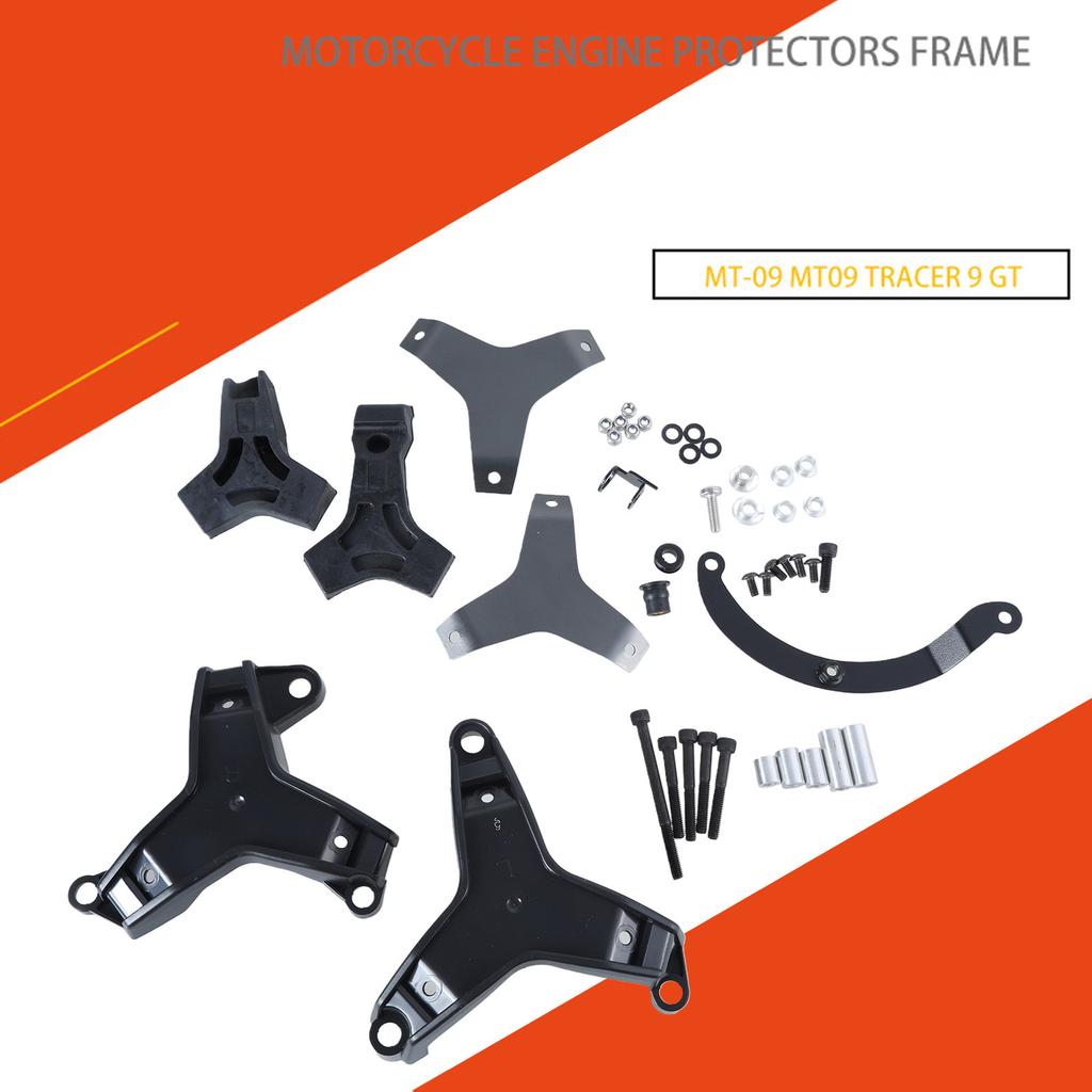 Motorrad Motorschutz Sturzpads Rahmenschieber Anti-Crash Sturzpad für MT-09 MT09 Tracer 9 GT Modifiziertes Zubehör