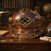 Diving Helmet US Navy Marine Style, Maritime Decor Birthday Decor