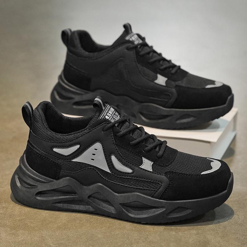 Herren Plateau Sneaker Tennis Trainingsschuhe Komfort Sport Laufschuhe Mesh Atmungsaktiv Freizeitschuhe für Herren Hombre