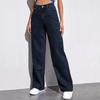 Women's Fashion Straight Casual Versatile Vintage Draped Jeans