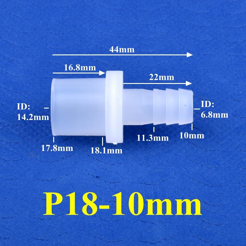 10 Stück/Los 9,5~25mm Flach auf 8~25mm Pagode Direktverbinder Aquarium Tank Anschlüsse Luftpumpe Schlauchverbinder Garten Tropfbewässerung Rohranschlüsse