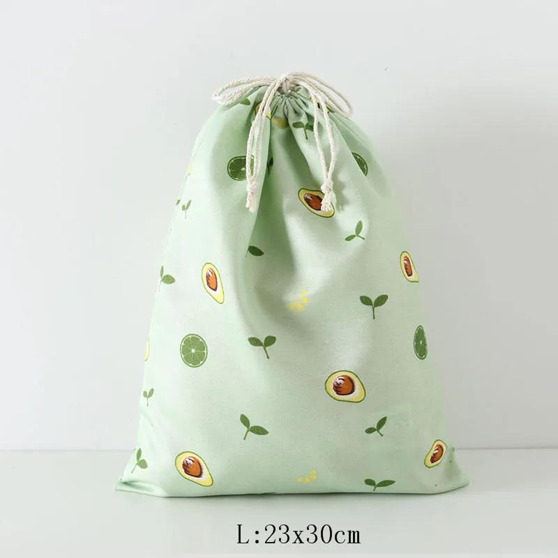 Women Girls Jewelry Lipstick Cosmetic Tote Rope Pouch String Bag Cute Small Large Coin Purse Key Earphone Drawstring Storage Bag
