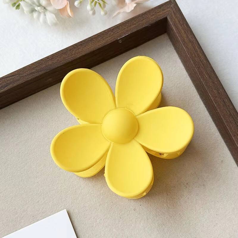 Fashion Flower Hair Claws Clips For Women Girls Sweet Large Hair Clip Clamp Ponytail Hairpins Hawaiian Hair Accessories Headwear