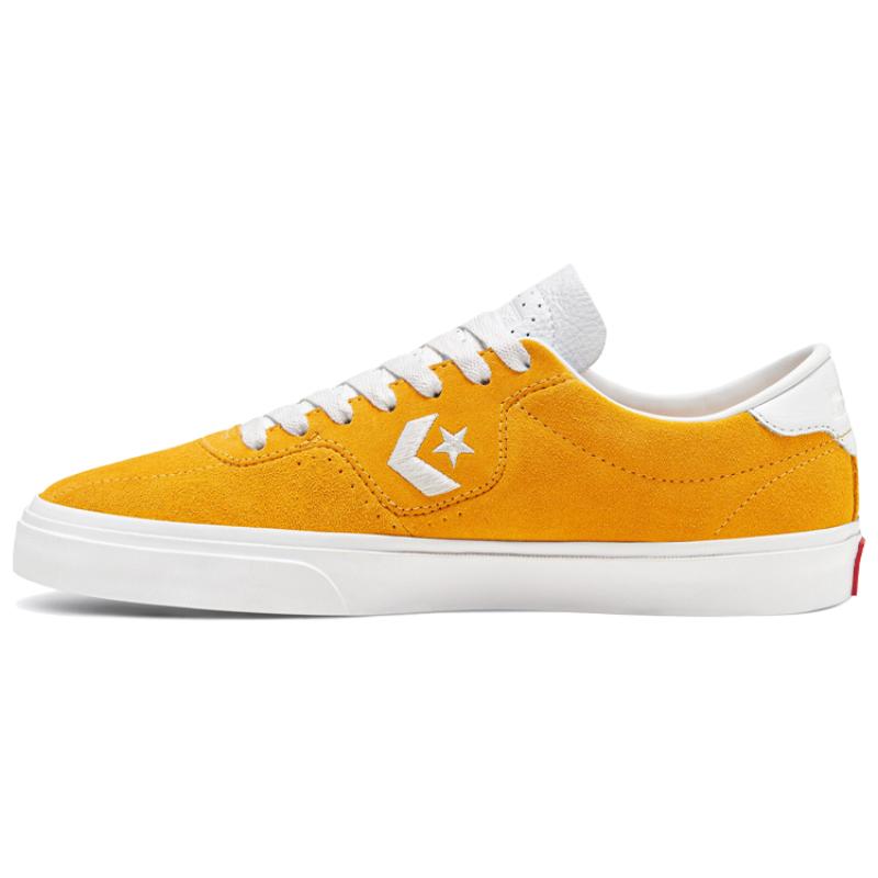 

Converse Cons Louie Lopez Pro Vintage Anti-Slip Shock Absorption Low-Top Board Shoes Unisex Yellow and White 35.5