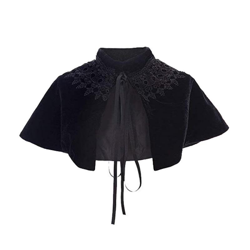Mantello in Velluto Velour Mantello da Cavaliere Vampiro Mantello per Halloween Mietitore Gioco di Ruolo per Adulti Bambini