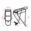 E-Bike Rear Carrier Rack For Giant FastRoad E+ EX Tempt E+ EX Liv Vall E+ EX TalonE+ EX With Taillight Mount Bracket