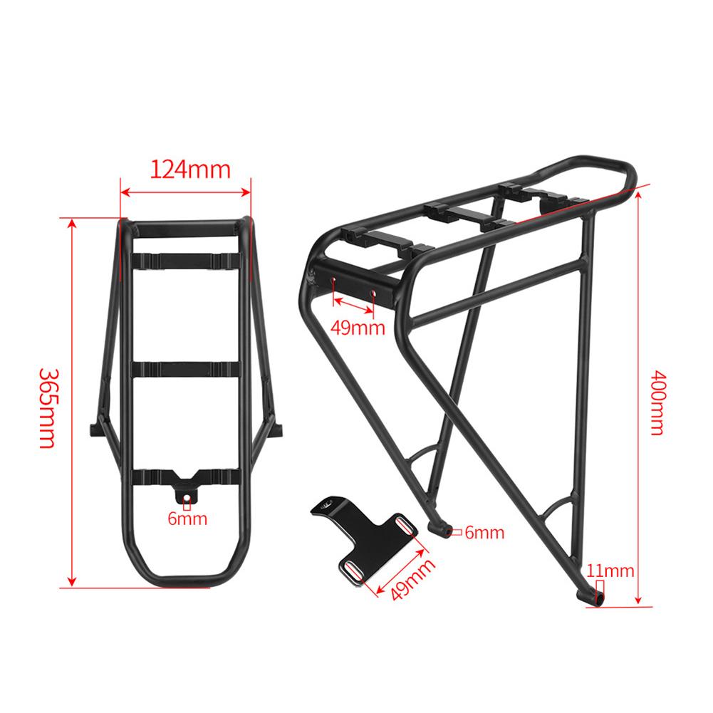 E-Bike Rear Carrier Rack For Giant FastRoad E+ EX Tempt E+ EX Liv Vall E+ EX TalonE+ EX With Taillight Mount Bracket