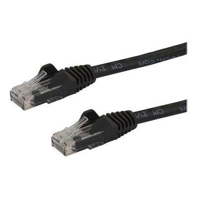 STARTECH Cat6 Gigabit UTP Network Cable - No Hook - 10 M - Anti-snag RJ45 Ethernet Cord - Male / Male Patch Cable - Black