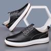 British Style Man Casual Leather Shoes Brand Comfy Flat Designer Sneakers Fashion2025New Outdoor Minimalist Walking Oxford Shoes