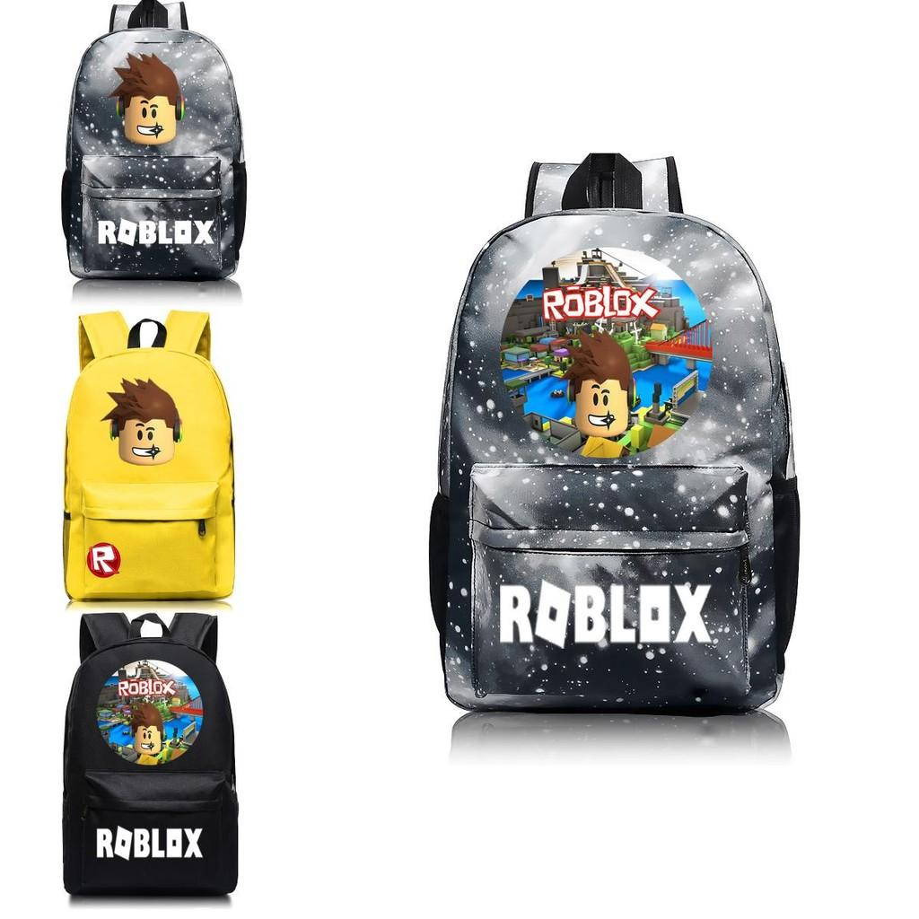 Roblox Pattern Kids Schoolbag Backpack With Starry Background And Large Capacity