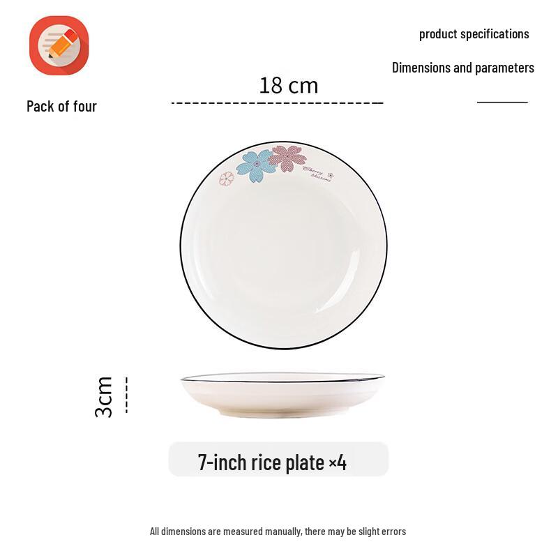 European Style Jingdezhen Ceramic Dinner Plates