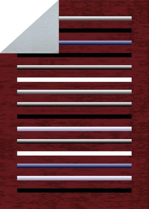 Bordeaux Striped Rug Dimensions - 160x230