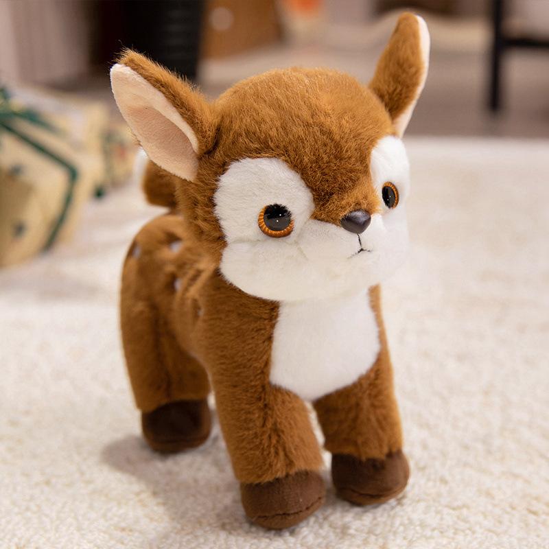 Cute Cute Hippo Doll Plush Toy Deer Sika Deer Doll Children'S Company Soothing Pillow Rag Doll