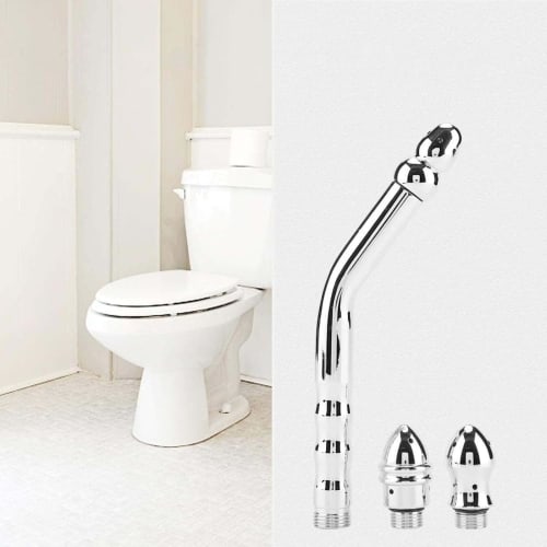 Syfunny Cleansing Enema Shower Head, Enema Nozzle Shower, Shower Enema Hose and Nozzle System with Two Shower Heads, Enema Shower Head for Seniors