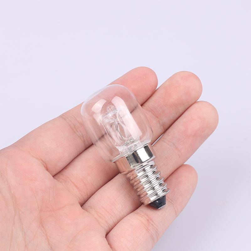 Ovnlys 220V 25W Høytemperaturbestandig 500 grader E14 liten skruemunning