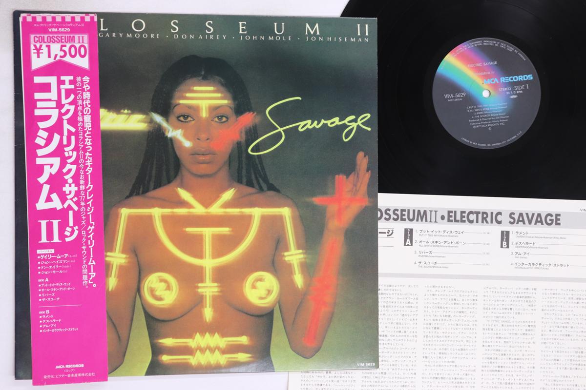 

LP Record COLOSSEUM II - Electric Savage VIM5629 MCA 1983 Japan Obi Rock Used