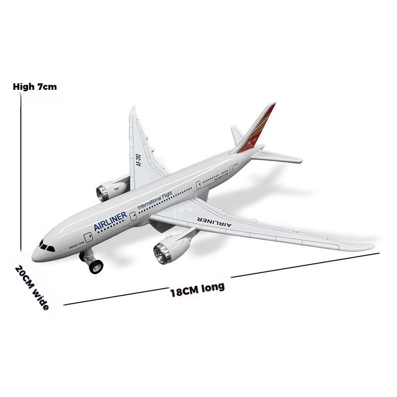 Aircraft Model Plane Ornament for Home Decoration Holiday Gift Collectible Scale Replica Air Travel Theme