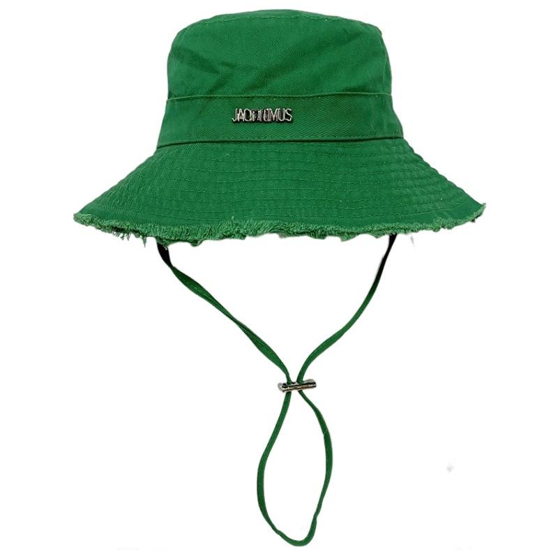 HyunA Fur-Edged Washed Cotton Fisherman Bucket Hat for Women - Trendy, Stylish Sun Hat for Shopping & Travel