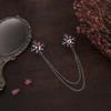 Suit Brooch for Men & Women Double Staggered Metal Hanging