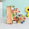 Wooden Music Box Rotating Aircraft Ferris Wheel Design Mechanical Musical Box Home Decoration For Christmas Birthdays