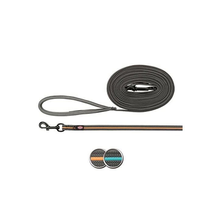 Laisse Pour Chien - TRIXIE - Fusion - Poignée Néoprène - Antidérapant - 3 M/17 Mm