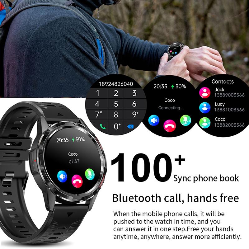 Ceas Inteligent de Exterior Bărbați Femei Apel Bt Fitness Impermeabil Sport Încheietură Inteligentă Ceas Inteligent Online Pentru Telefon Iphone Android