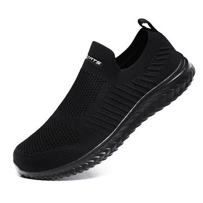 Tênis masculino leve, casual, slip-on, confortável, rosa, casal, tamanho grande, cinza, sem cadarço