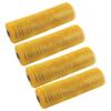 4 Rolls Durable Plastic Mesh Ribbon for Christmas Tree Decoration Perfect for DIY Projects and Festival Home Decors