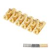 6Pcs Guitar Bridge Saddle Metal Height Adjustable 3 4 5 6 7 String Electric Guitar Bridge Saddle for