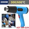 2000W Hot Air Gun Mini Heat Gun Thermal Blower Shrink Wrapping Construction Dryers for Shrinking PVC,Paint,Crafts,110V/220V