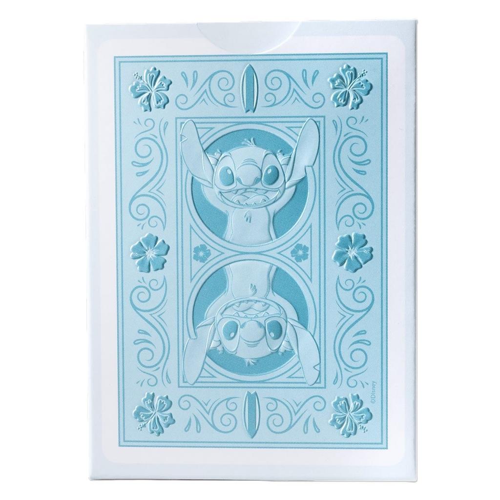 Tenyo Disney Bicycle Playing Poker Size x Ages 6 and Up Cards, Stitch, (6.3cm 8.8cm),