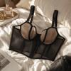Sleeveless Fishbone Corset Waist Tight Slim Crop Top Chic Suspender Vest Bra  Business Banquet