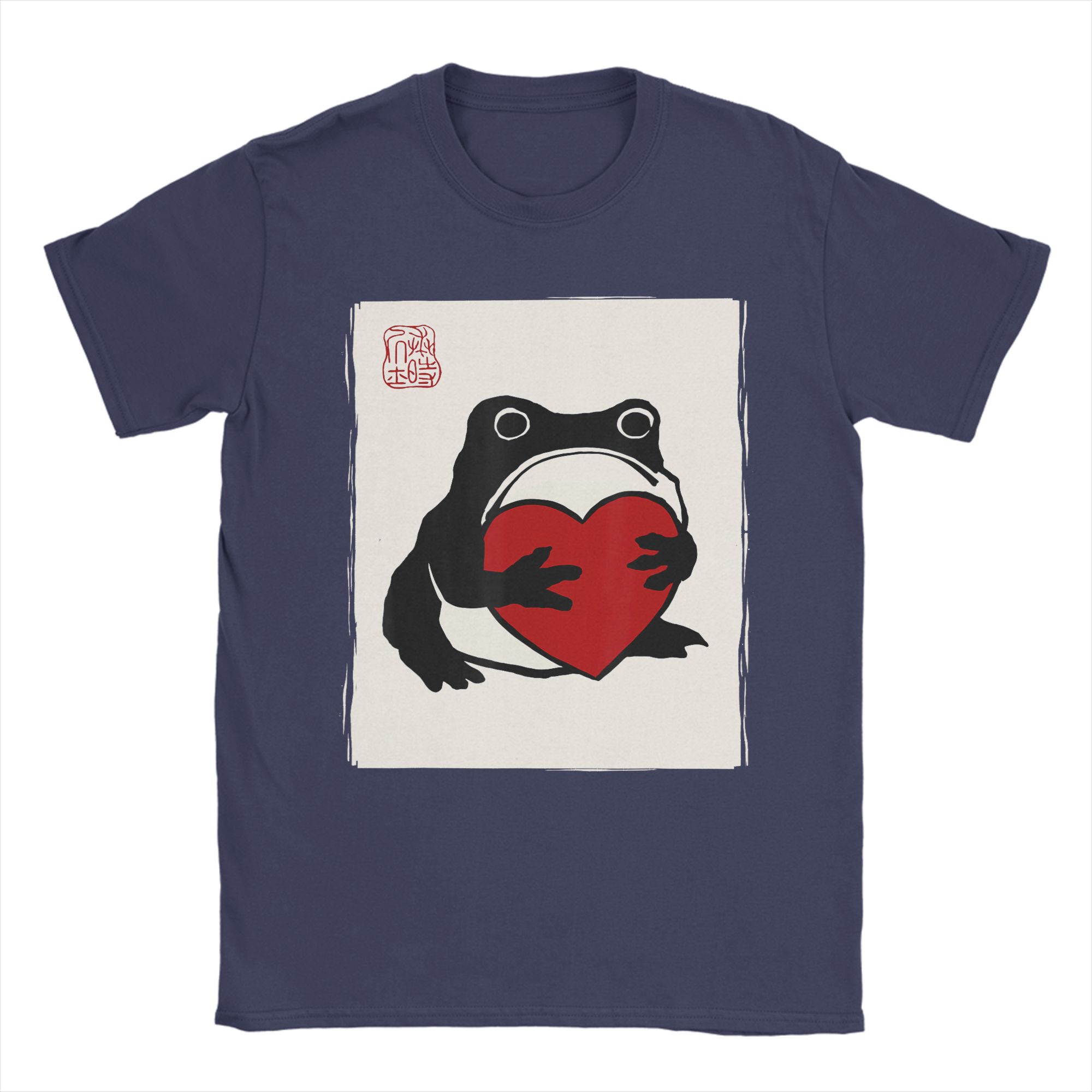 

Harajuku T Shirt Summer Grumpy Frog Japanese Valentines Day Fashion T Shirts 100 Cotton Tee Shirt for Man Short Sleeve Clothes 4XL