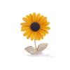 Saulespuķu saktas sievietēm Unisex emaljas vasaras skaistums Sunflower Party Office