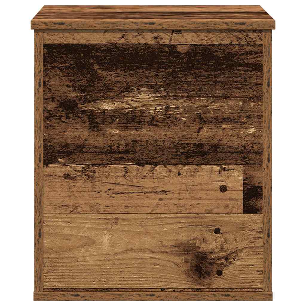 Storage Box Reclaimed Wood 40 x 42 x 46 cm Engineered Wood