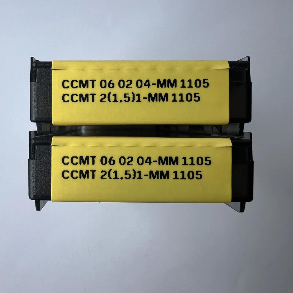 SANDVIK / CCMT060204-MM 1105 / Industrial indexable Carbide Inserts 10 Pcs